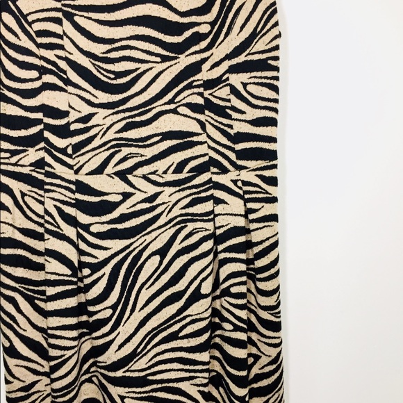 {Calvin Klein} Zebra Print Sheath Dress NWT Size10 - Picture 3 of 6